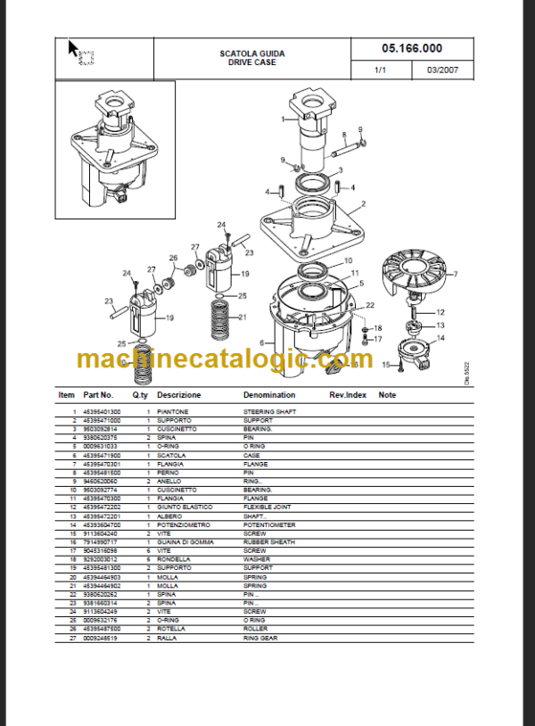 KOMATSU MWQ07-3R PARTS CATALOGUE