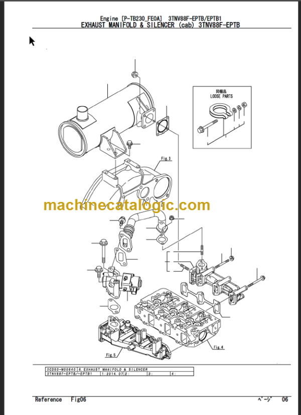 TAKEUCHI TB230 Mini Excavator Parts Manual