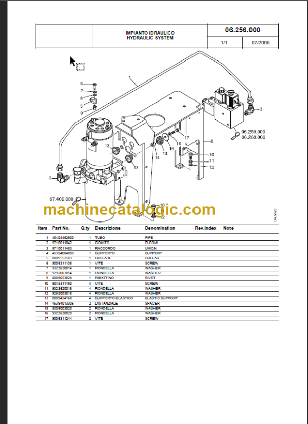 KOMATSU MWQ07-3R PARTS CATALOGUE