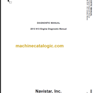 NAVISTAR N13 ENGINE DIAGNOSTIC MANUAL