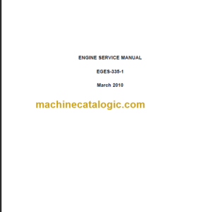 NAVISTAR EGES-335-1 ENGINE SERVICE MANUAL