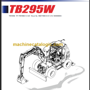 TAKEUCHI TB295W Hydraulic Excavator Parts Manual