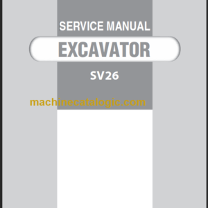 YANMAR SV26 SERVICE MANUAL