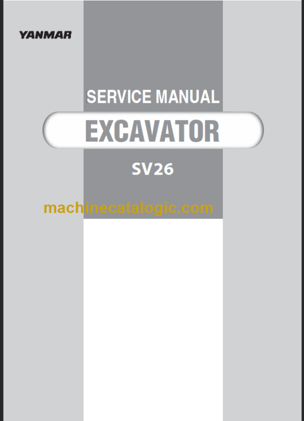 YANMAR SV26 SERVICE MANUAL