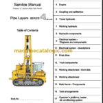 LIEBHERR Pipe Layers Series 4 Service Manual