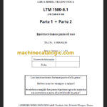 LIEBHERR LTM1500 8.1 INSTRUCCIONES PARA EL USO SP