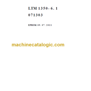 LIEBHERR LTM1350 6.1 TRAGLASTTABELLENBUCH DE