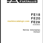 NEW HOLLAND FE18-FE20-FE28 SERVICE INFORMATION MANUAL