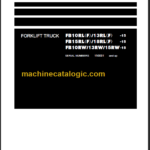 KOMATSU FB10RW 13RW 15RW-15 SHOP MANUAL