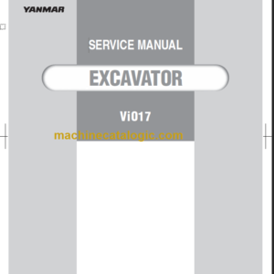 YANMAR VIO17 B2 VIO17 B3 SERVICE MANUAL