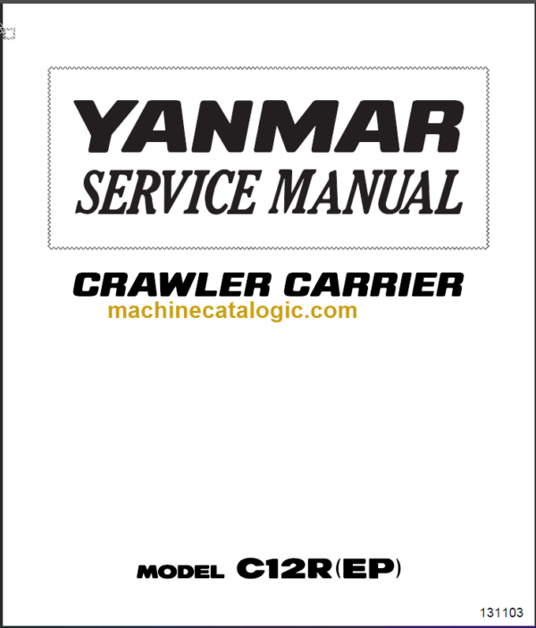 YANMAR C12R SERVICE MANUAL