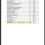 TAKEUCHI TB216 MINI Excavator Parts Manual