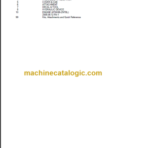 TAKEUCHI TL230 BUZ1004 PARTS MANUAL