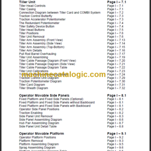 KOMATSU MWS14F-1R MWS20F-1R WORKSHOP MANUAL