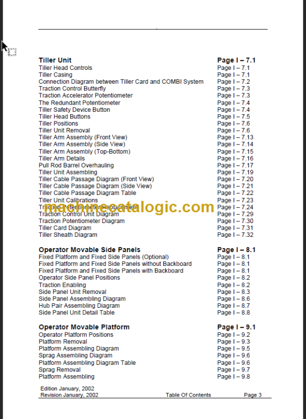 KOMATSU MWS14F-1R MWS20F-1R WORKSHOP MANUAL