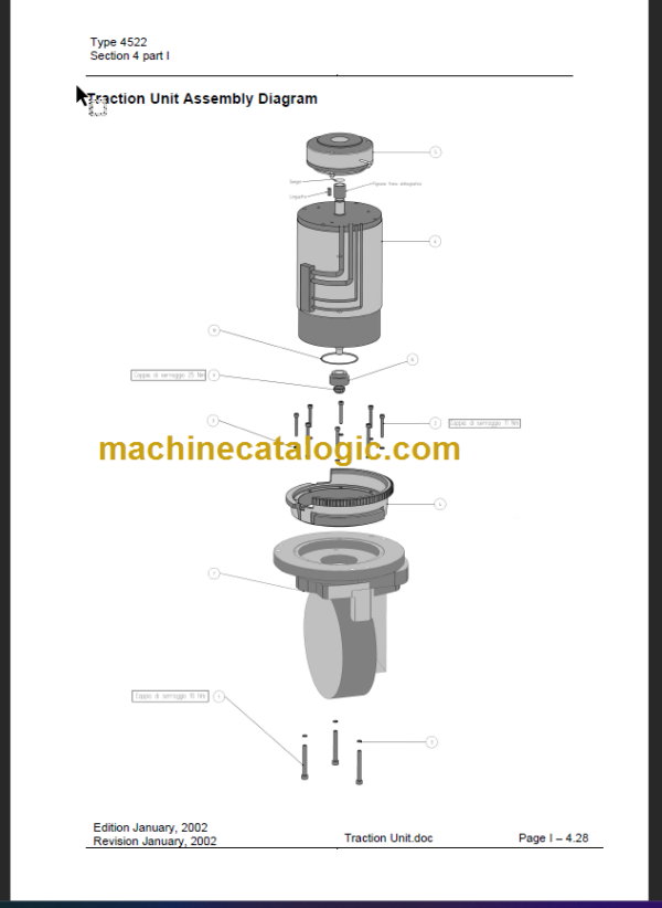 KOMATSU MWS14F-1R MWS20F-1R WORKSHOP MANUAL