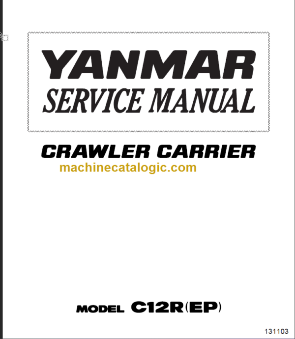 YANMAR V12R SERVICE MANUAL