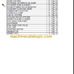 TAKEUCHI TB20R-TB23R Mini Excavator Parts Manual