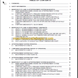 NAVISTAR MAXXFORCE DT9-DT10-11-13-15 MANUAL