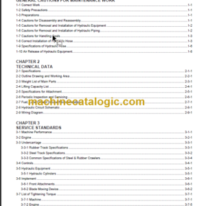 YANMAR SV26 SERVICE MANUAL