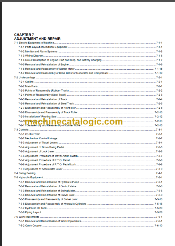 YANMAR ViO45-5 ViO55-5 SERVICE MANUAL