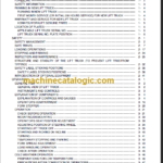 KOMATSU FD15 18-17 OPERATION MANUAL