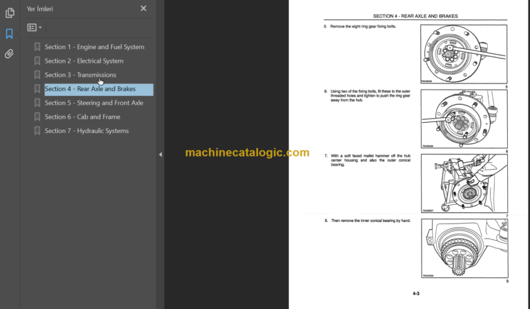 NEW HOLLAND LB115 REPAIR MANUAL