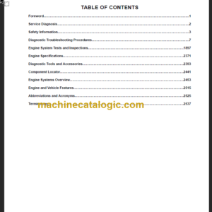 NAVISTAR N13 ENGINE DIAGNOSTIC MANUAL