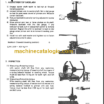 KOMATSU FB20 25SH SHOP MANUAL
