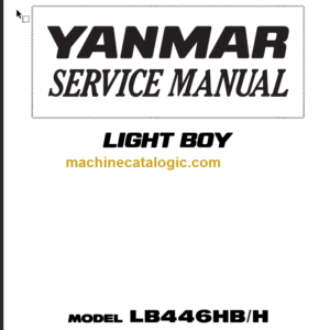 YANMAR LB446H SERVICE MANUAL