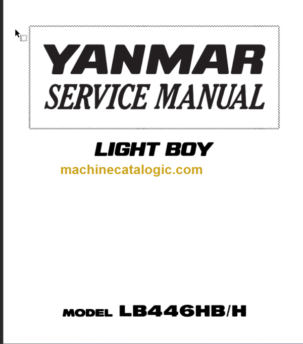 YANMAR LB446H SERVICE MANUAL