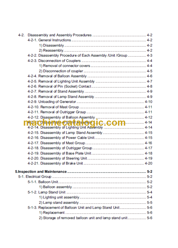 YANMAR LB446H SERVICE MANUAL