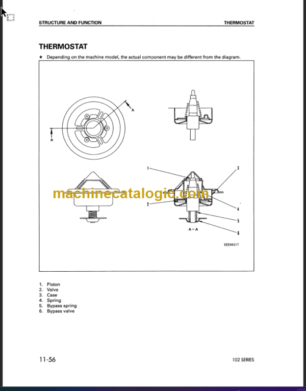 KOMATSU 50 60 70-7 SHOP MANUAL