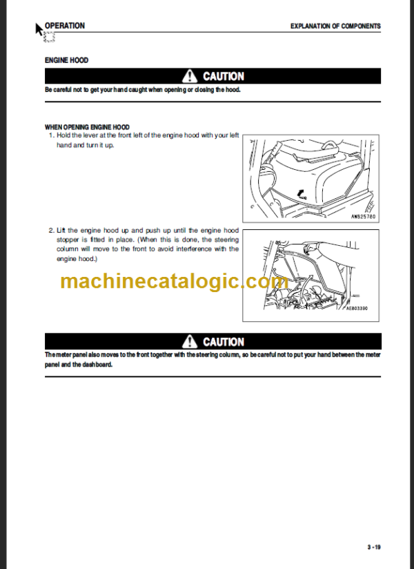 KOMATSU FD15 18-17 OPERATION MANUAL