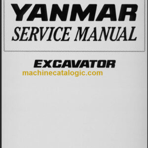 YANMAR VIO70 SERVICE MANUAL