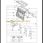 TAKEUCHI TB219 Mini Excavator Parts Manual Engine