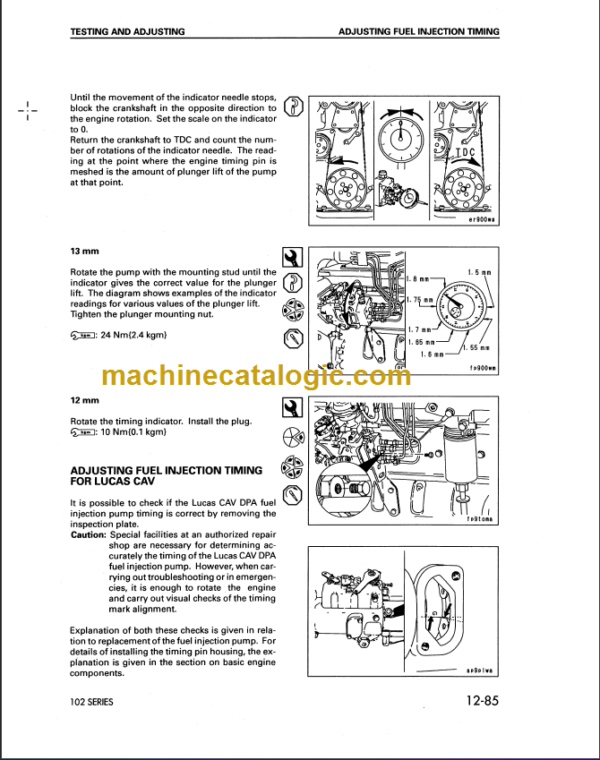 KOMATSU FD35Z 40Z-7 SHOP MANUAL