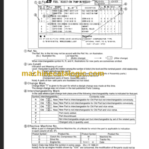 TAKEUCHI TB228 Mini Excavator Parts Manual