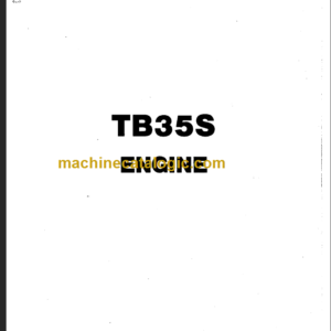 TAKEUCHI TB35S ENGINE Compact Excavator Parts Manual