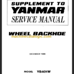 YANMAR YB401W SERVICE MANUAL