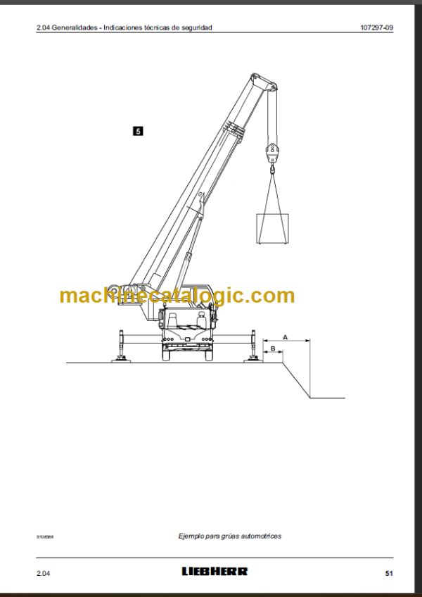 LIEBHERR LTM1500 8.1 INSTRUCCIONES PARA EL USO SP