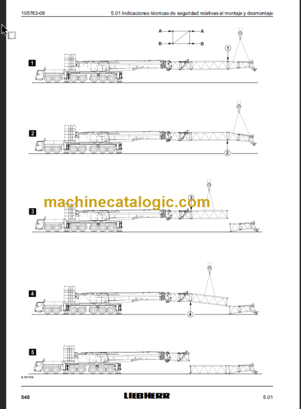 LIEBHERR LTM1160 5.1 MANUAL DE INSTRUCCIONES