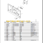 KOMATSU F14 PARTS CATALOGUE