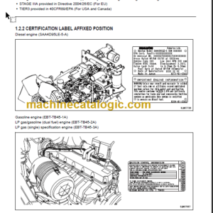 KOMATSU FD35 40 45 50A(Y)-10 OPERATION MANUAL