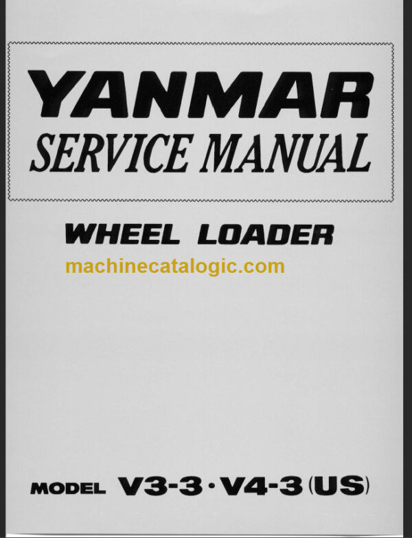 YANMAR V3-3 V4-3 SERVICE MANUAL