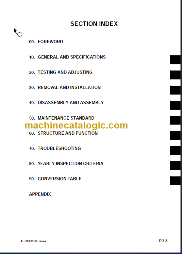 KOMATSU 18(F) 20(A)(F)-12 SHOP MANUAL