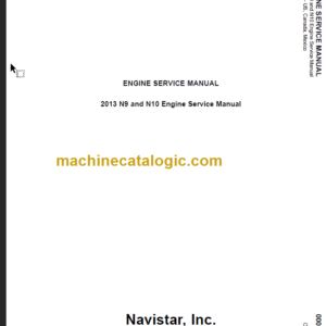 NAVISTAR N9-N10 ENGINE SERVICE MANUAL