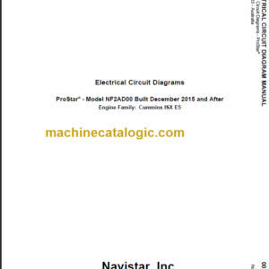 NAVISTAR PROSTAR NFA2AD00 CIRCUIT DIAGRAMS