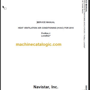 NAVISTAR PROSTAR-LONESTAR SERVICE MANUAL