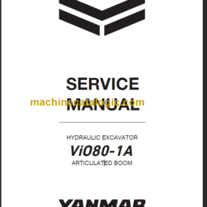 YANMAR VIO80-1A SERVICE MANUAL